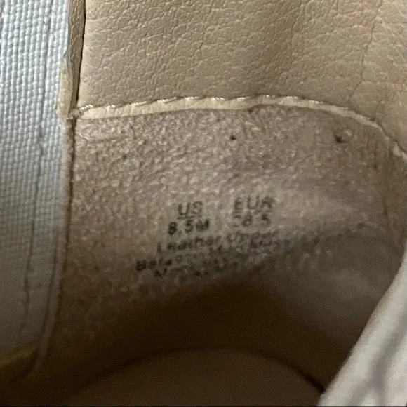 Sam Edelman Dalma Biker Bootie Ivory  Leather 8.5 - Picture 11 of 13